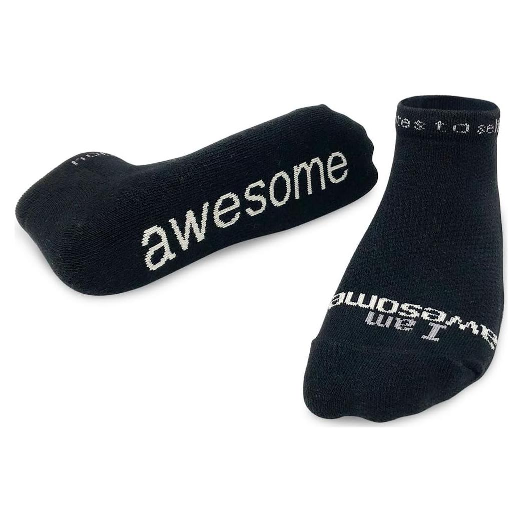 Calcetines Inspiracionales Notas para Uno Mismo - Negros