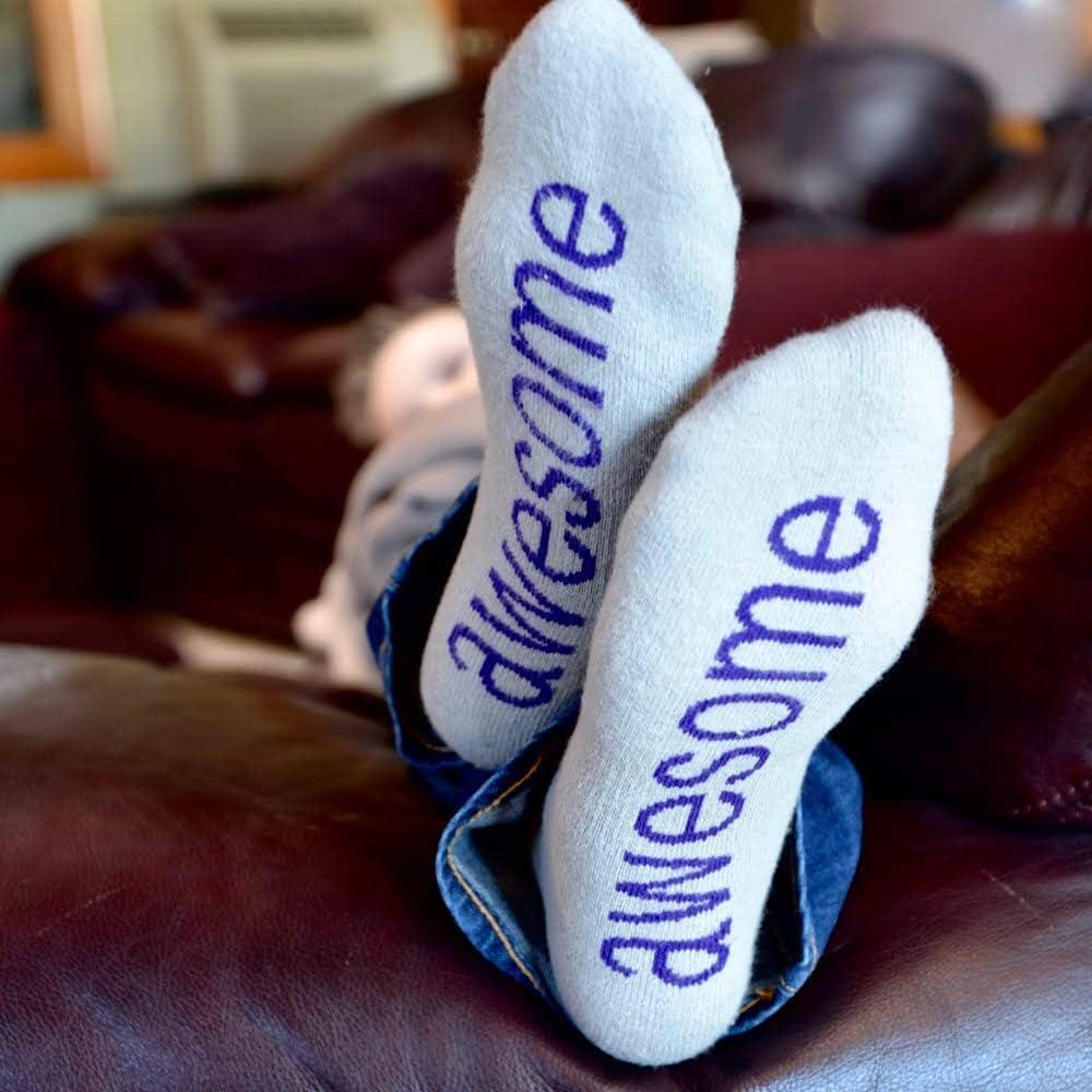 Calcetines Inspiracionales Notas para Uno Mismo - Negros