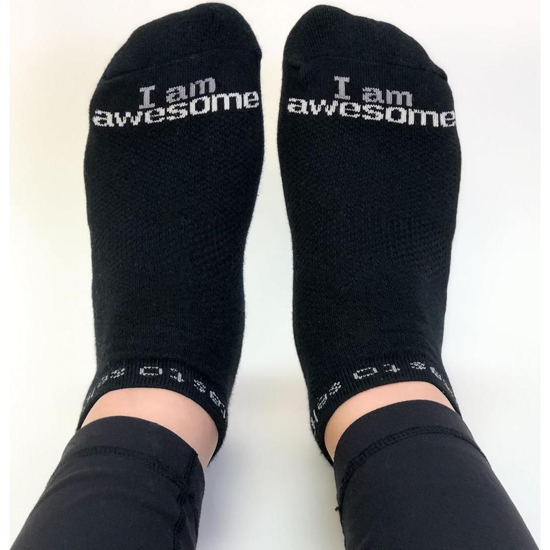 Calcetines Inspiracionales Notas para Uno Mismo - Negros