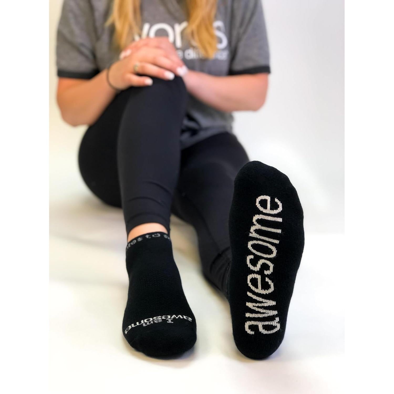 Calcetines Inspiracionales Notas para Uno Mismo - Negros