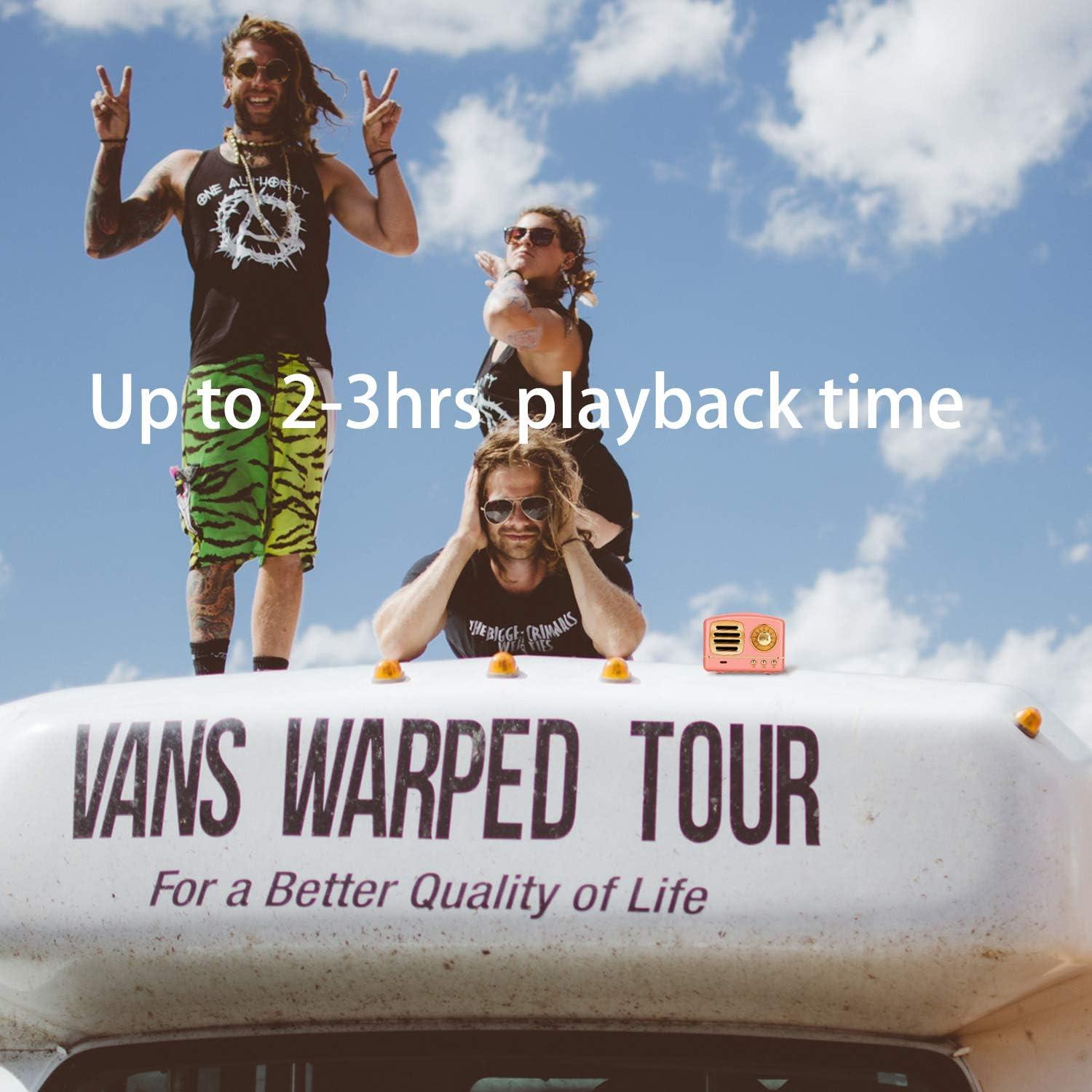 Altavoz Bluetooth Dosmix HM11 Rosa, Inalámbrico y Portátil