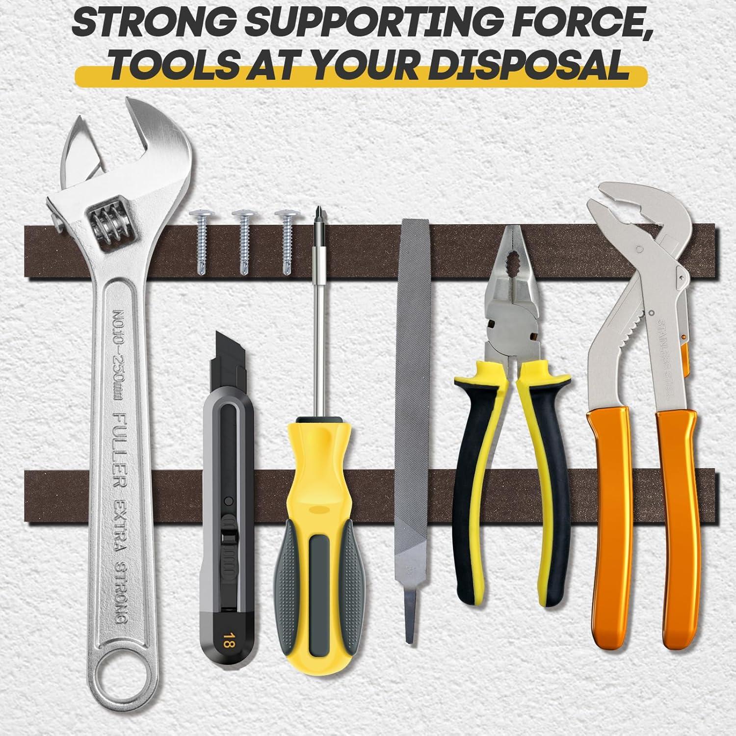 Cinta Magnética Flexible Neodimio CHUNNIAO 30.48x2.03cm 2 Piezas