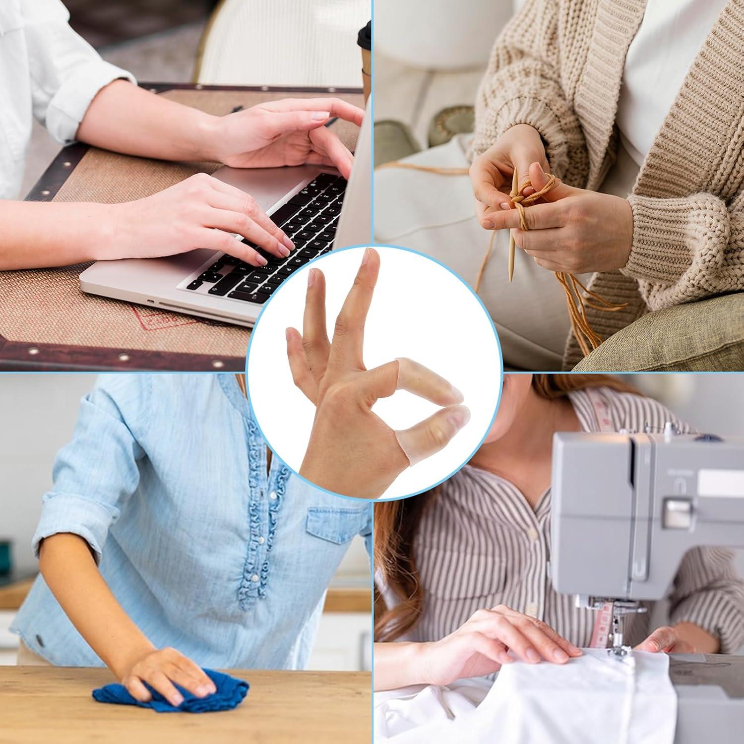 Fundas de Gel para Dedos 10 PCS Silicona Transparente