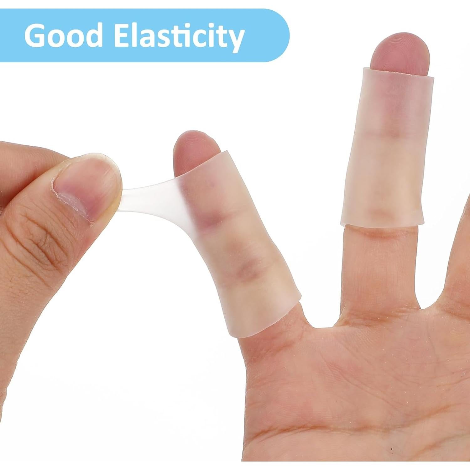 Fundas de Gel para Dedos 10 PCS Silicona Transparente