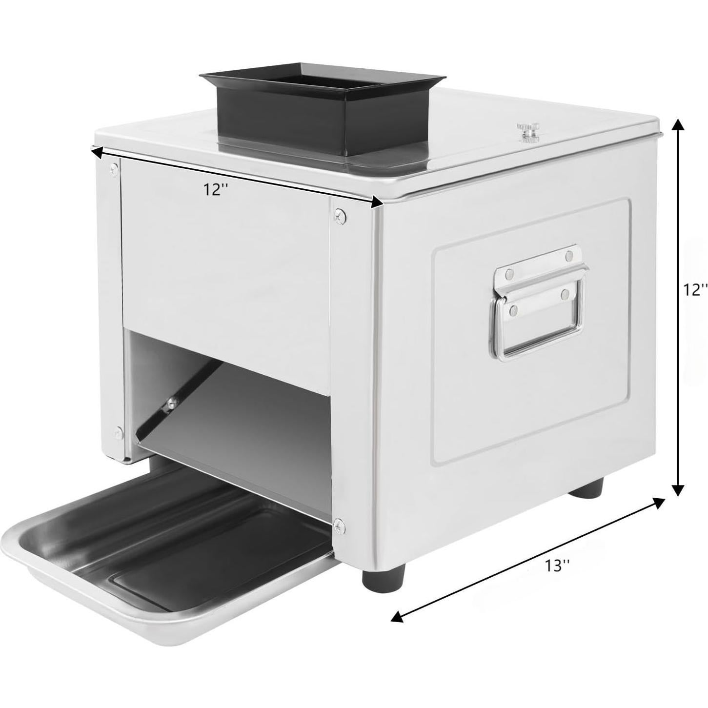 Cortadora de Carne Eléctrica LIANDU-US 850W 150 kg/h Acero Inoxidable