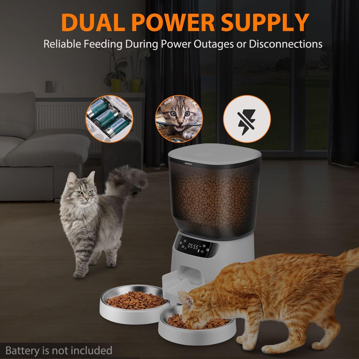 Dispensador Automático de Comida y Agua para Gatos CORGOTE 5L