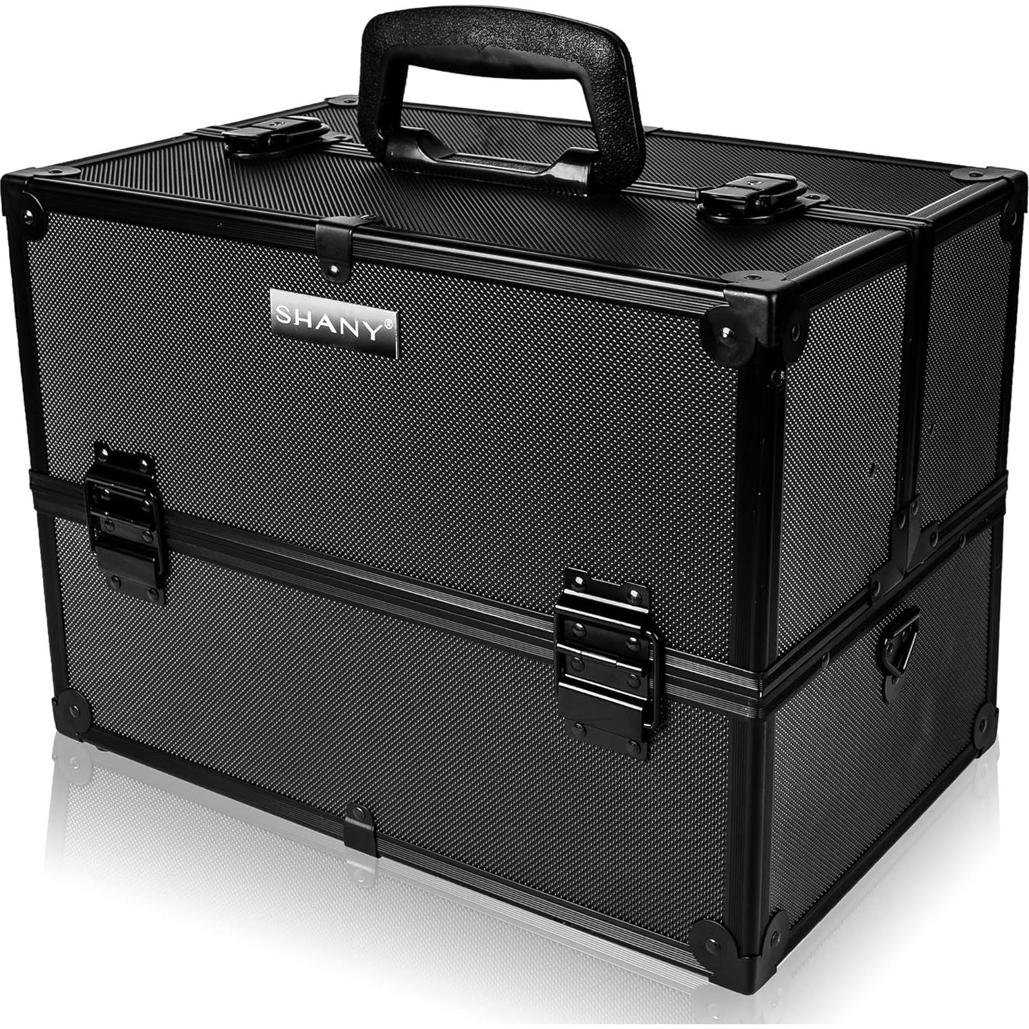 Estuche de Maquillaje Pro Esencial SHANY - Todo Negro