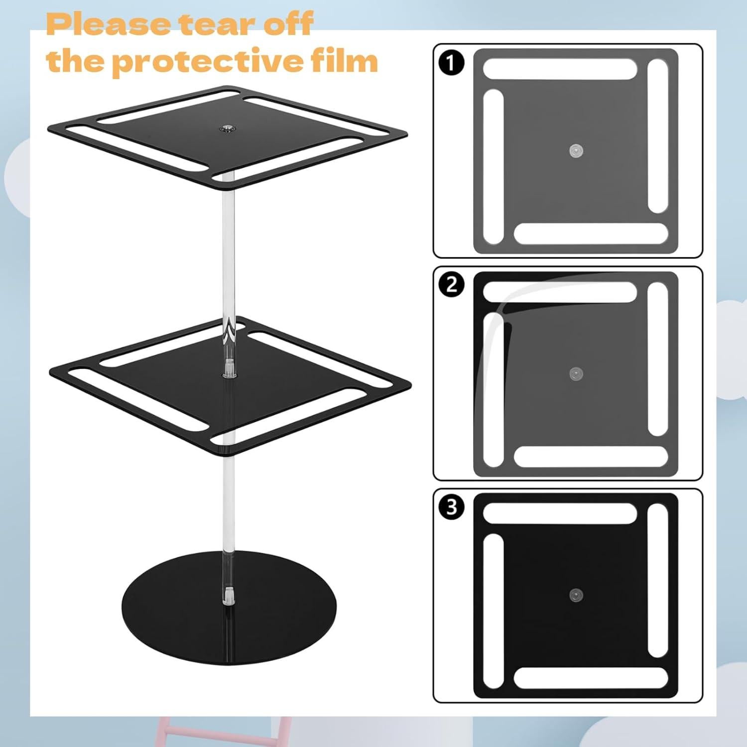Organizador de Gafas de Sol DAECHAO Soporte Giratorio 24 Pares