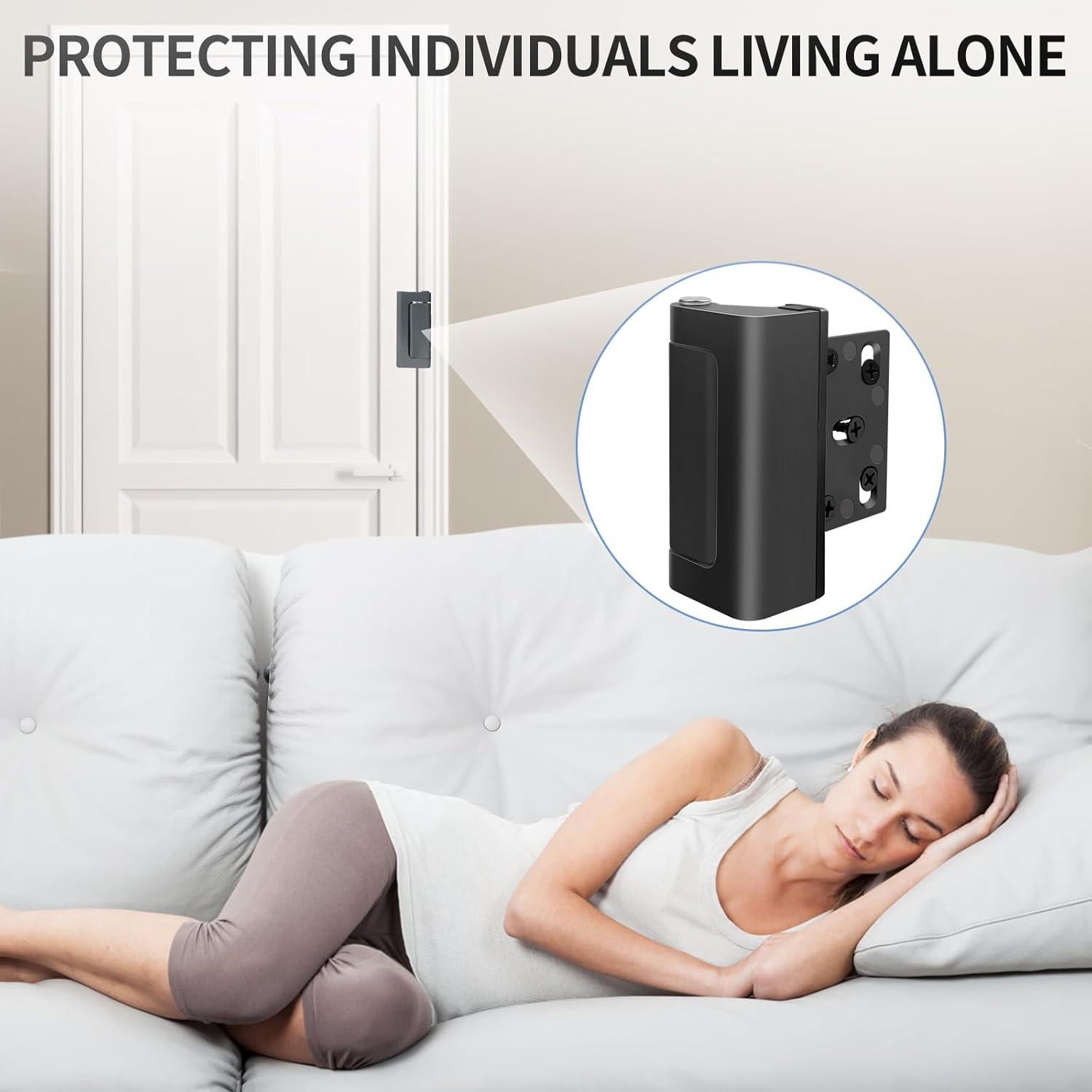 Cerradura de Seguridad QVYQVY para Puerta del Hogar - Refuerzo 7.62 cm