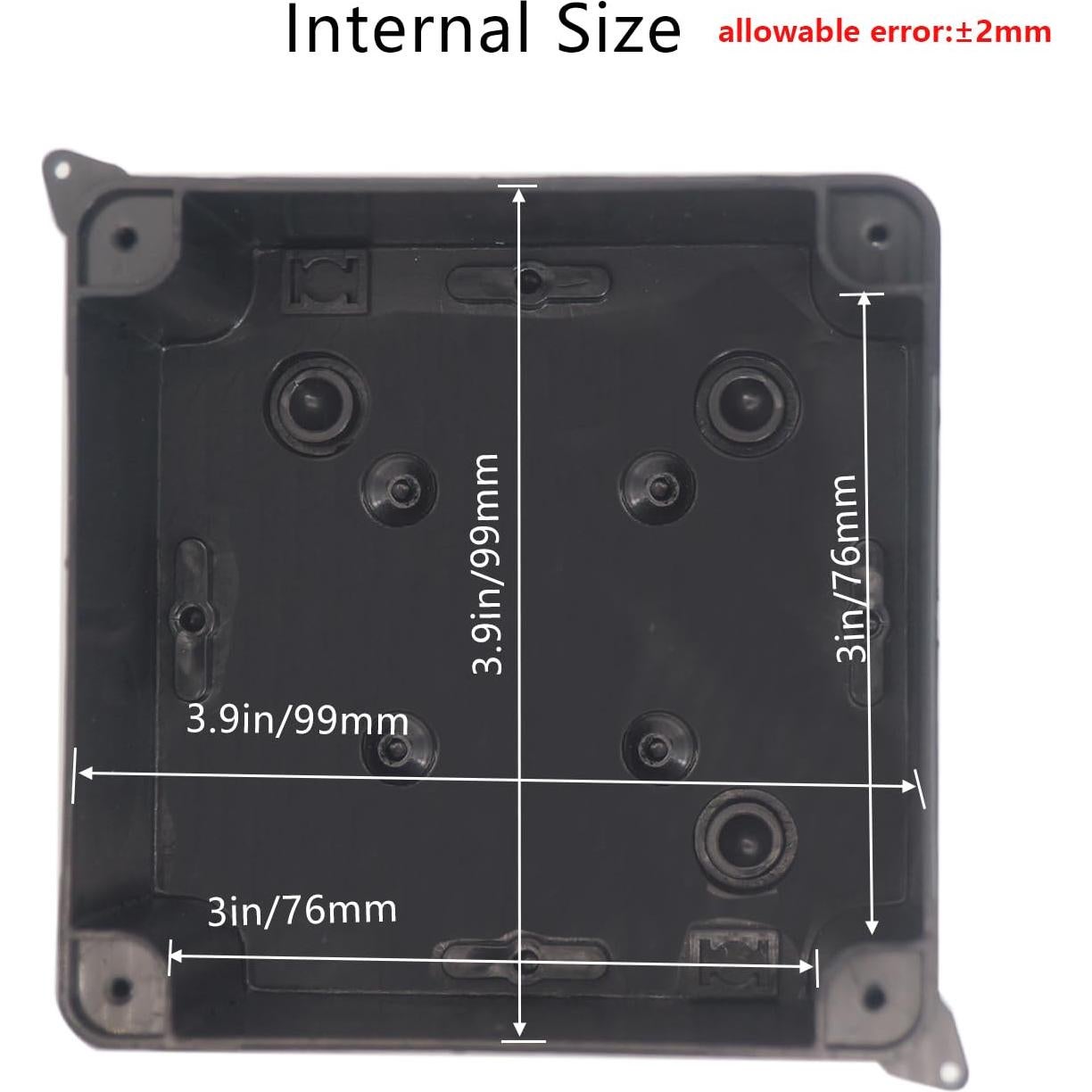Caja Impermeable para Exteriores LuSumtly IP65 100x100x70mm