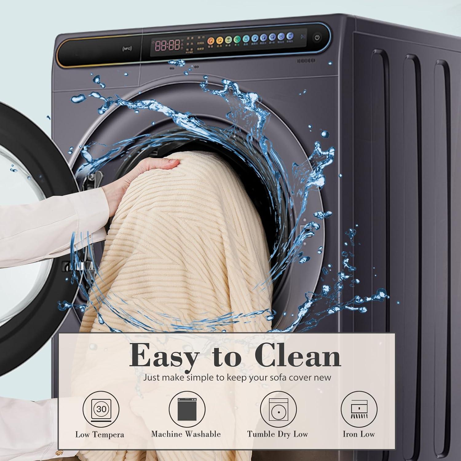 Funda de Reposabrazos para Sofá Seccional Eertop Beige