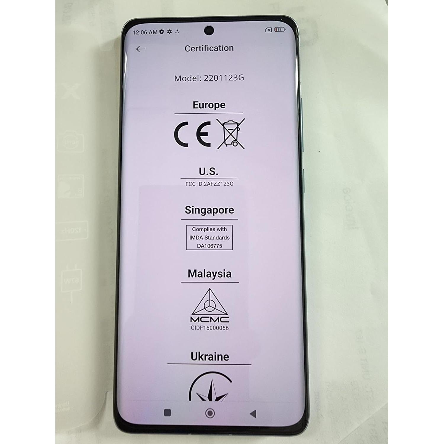 Xiaomi 12 5G Desbloqueado 256GB 8GB RAM Cámara 50MP Azul