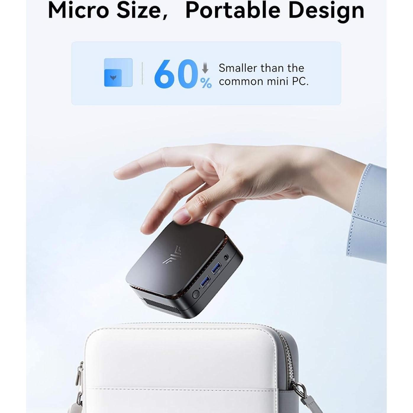 Mini PC KAMRUI E1 Alder Lake N97 16GB RAM 512GB SSD 4K