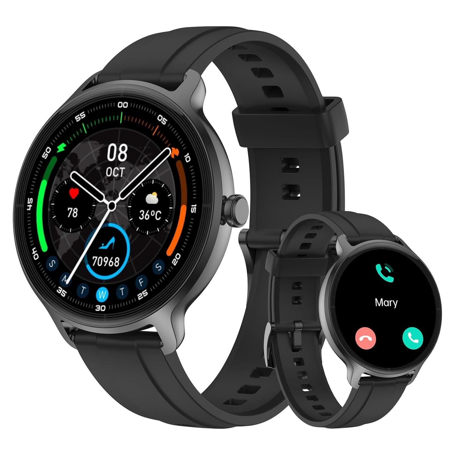 Reloj Inteligente KIBFLE DR03 con Llamadas y Monitoreo de Salud
