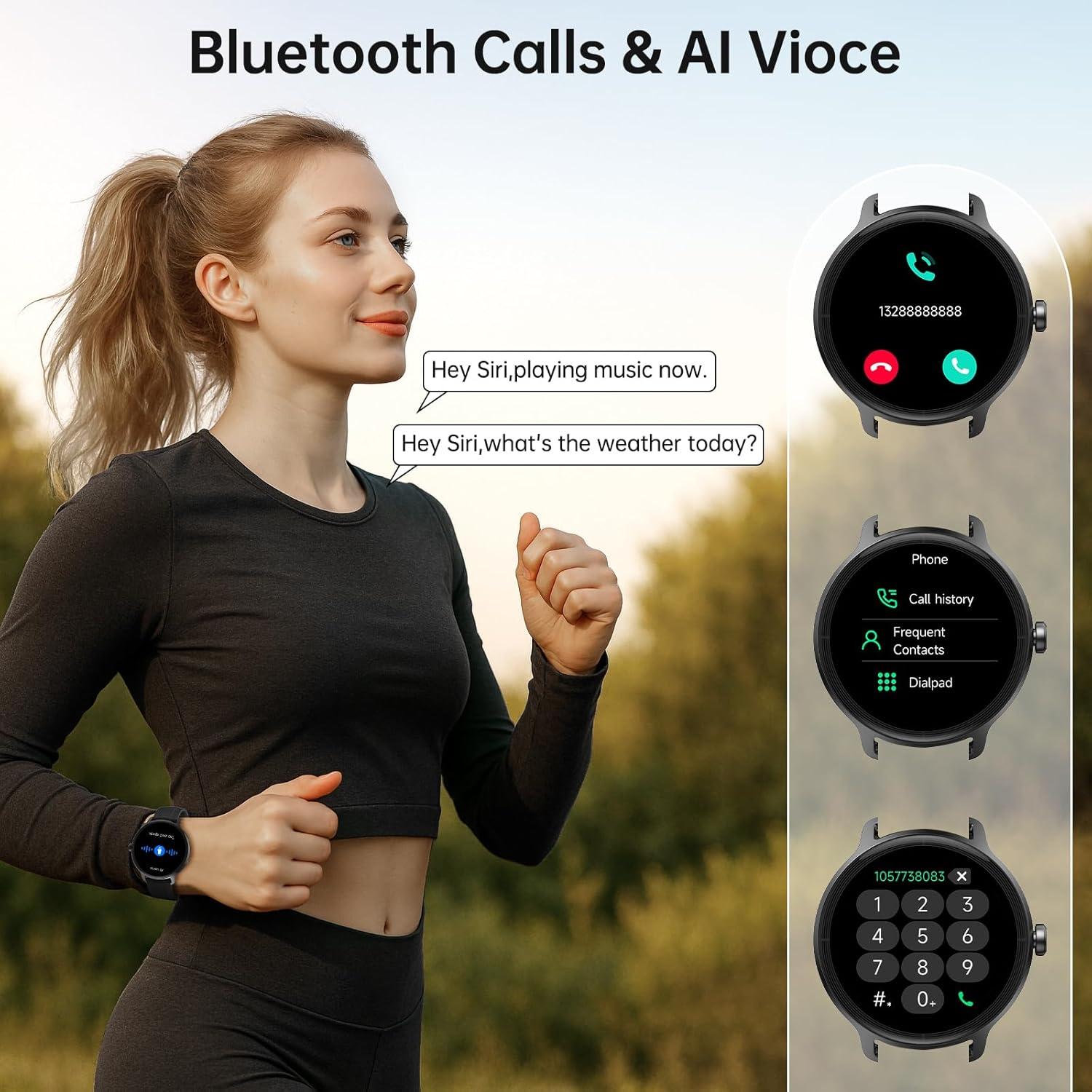 Reloj Inteligente KIBFLE DR03 con Llamadas y Monitoreo de Salud