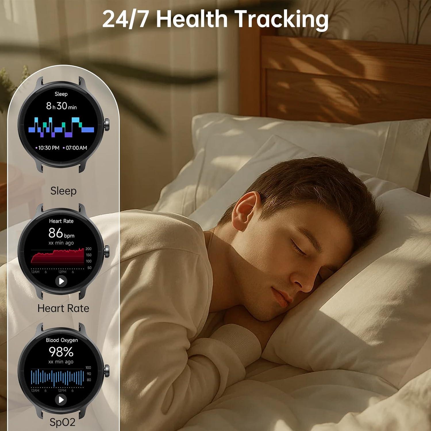 Reloj Inteligente KIBFLE DR03 con Llamadas y Monitoreo de Salud