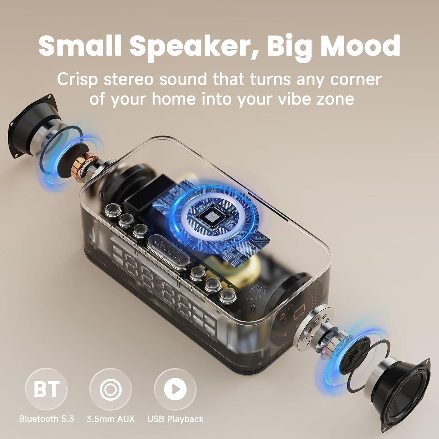 Reloj Despertador Digital Fansbe Direct con Ruido Blanco y Carga Inalámbrica