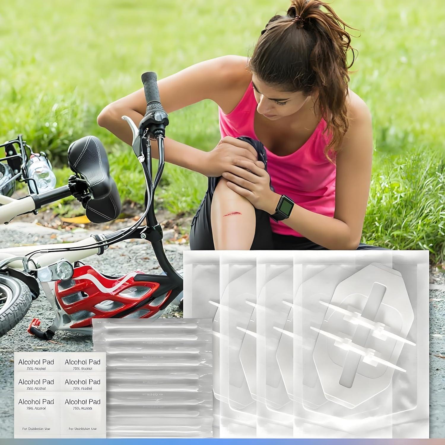 4 Vendajes Mariposa Hons para Cierre de Heridas Sin Suturas