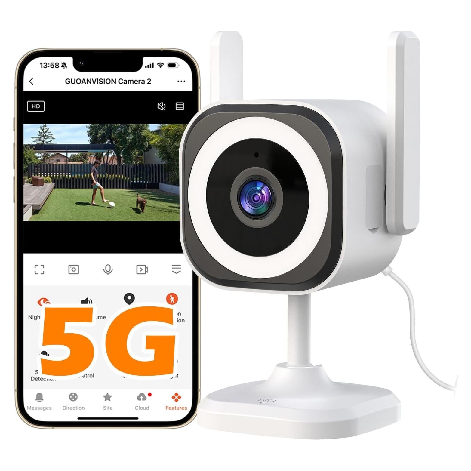 Cámara de Seguridad 5G GUOANVISION S600 1080P IP66