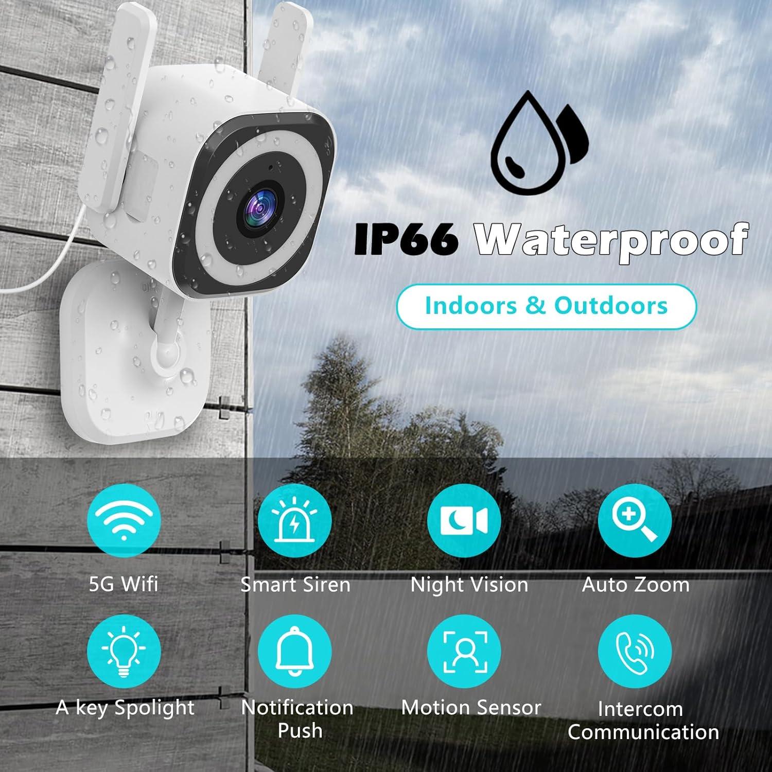 Cámara de Seguridad 5G GUOANVISION S600 1080P IP66