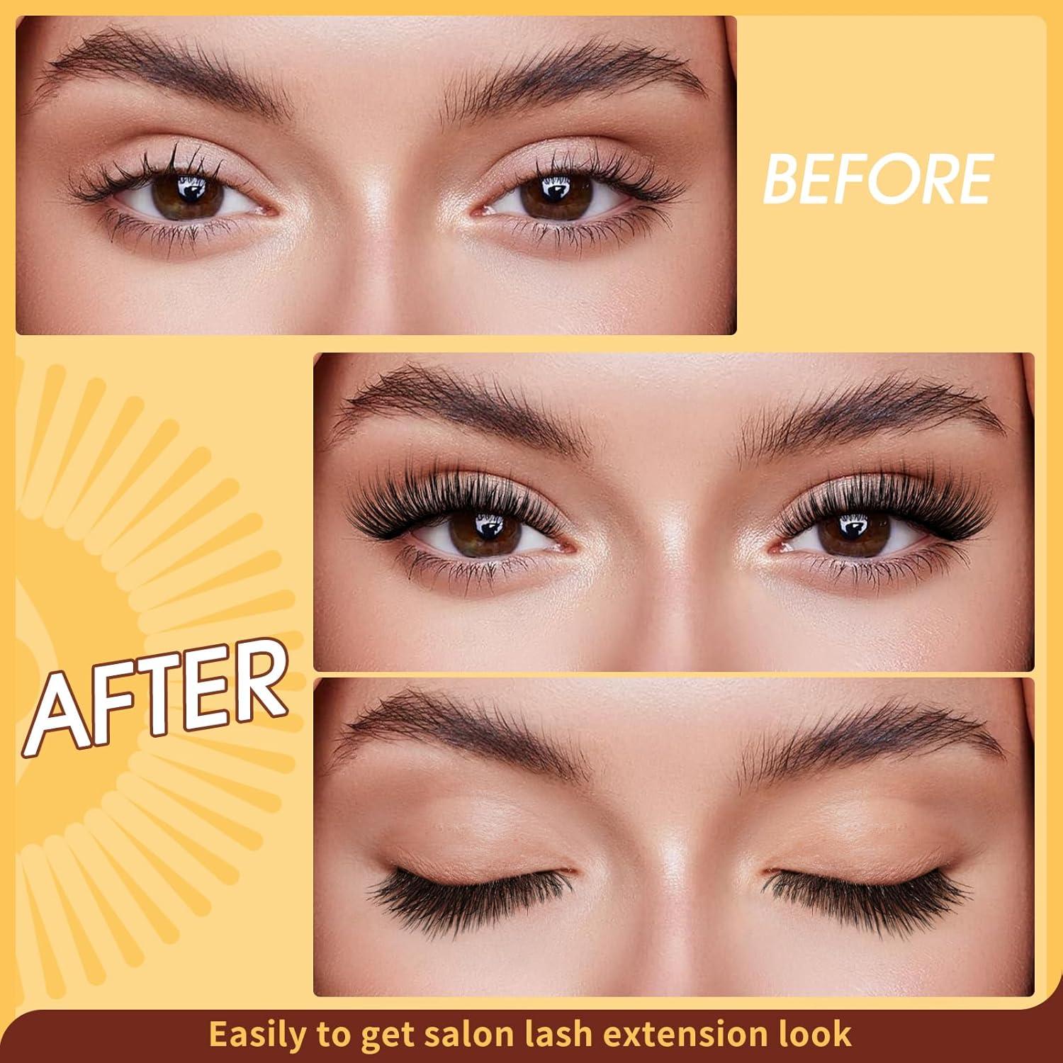 Kit de Pestañas Magnéticas QUEWEL Reutilizables con Aplicador