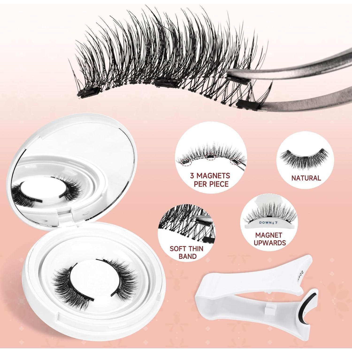 Pestañas Magnéticas Higu Clace con Aplicador - Suaves y Naturales