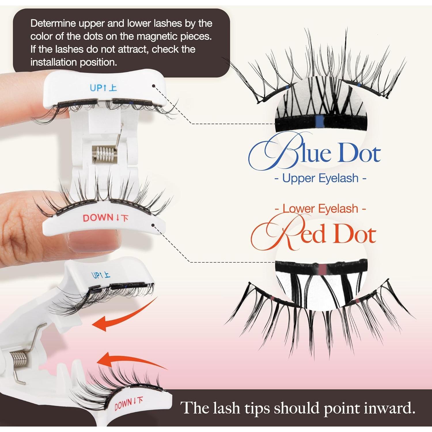 Pestañas Magnéticas LASHVIEW A02 Suaves Reutilizables 100g