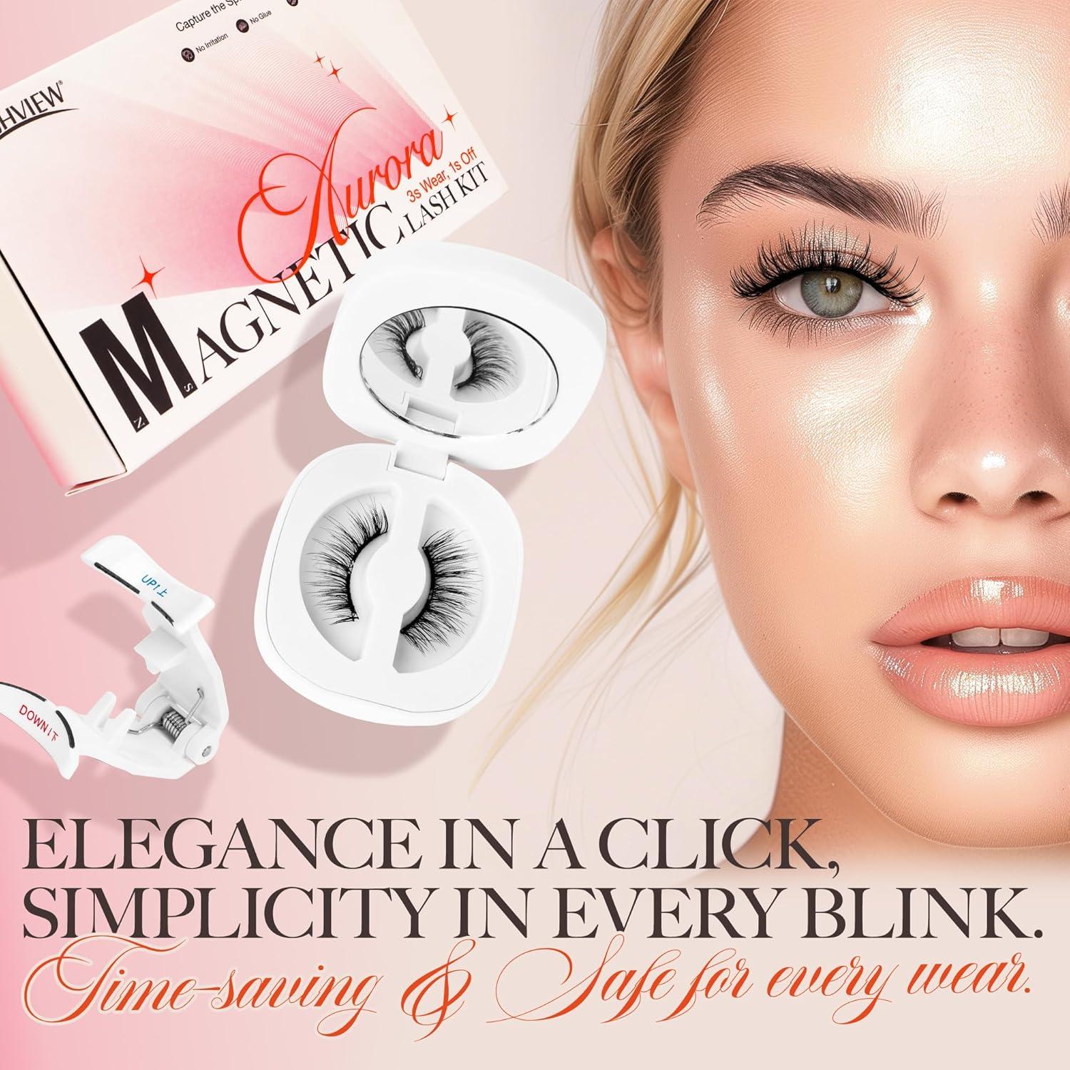 Pestañas Magnéticas LASHVIEW A02 Suaves Reutilizables 100g