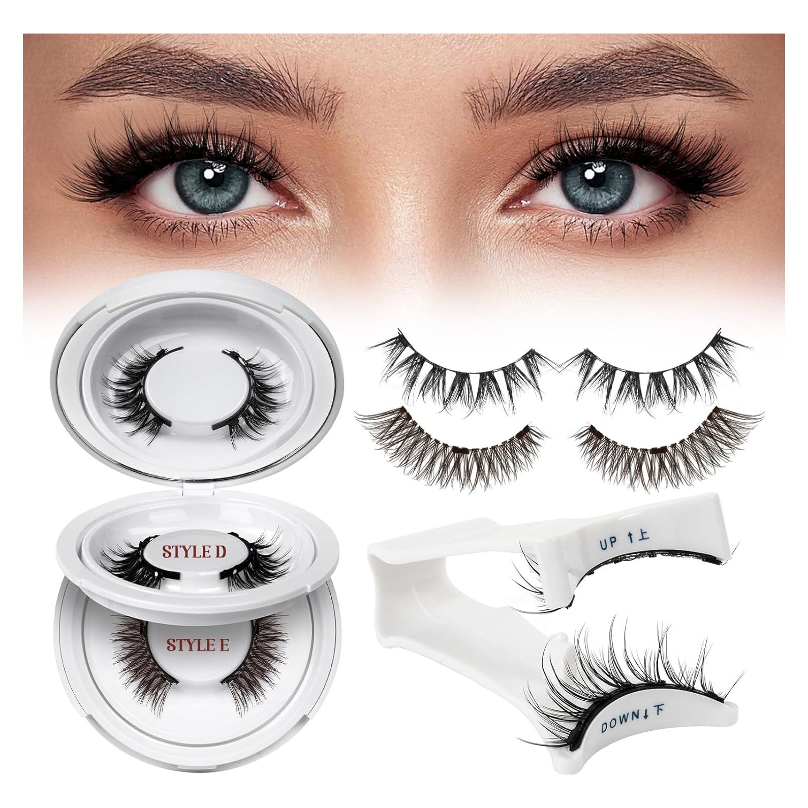 Kit de Pestañas Magnéticas QUEWEL 2 Pares Reutilizables