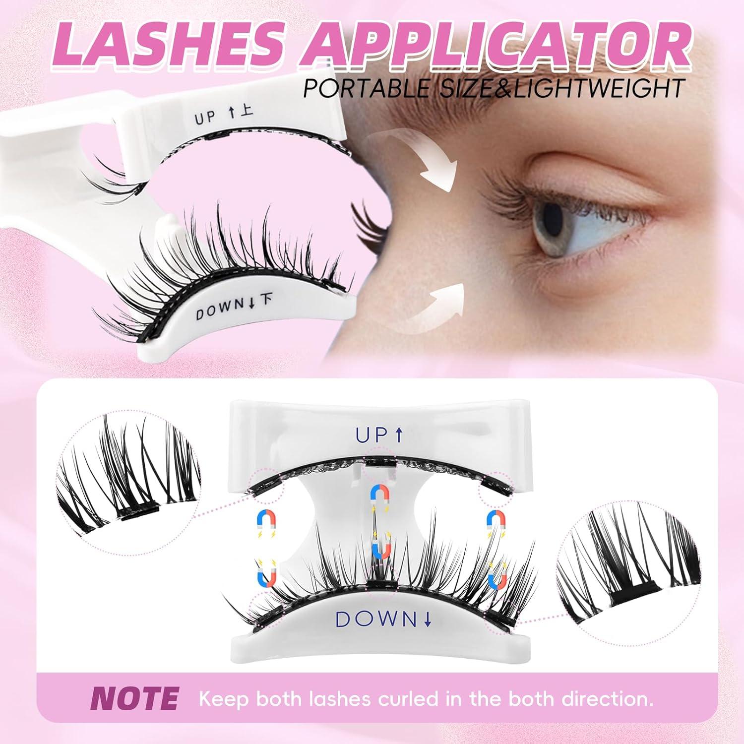 Pestañas Magnéticas FADLASH 4 Pares Reutilizables Naturales