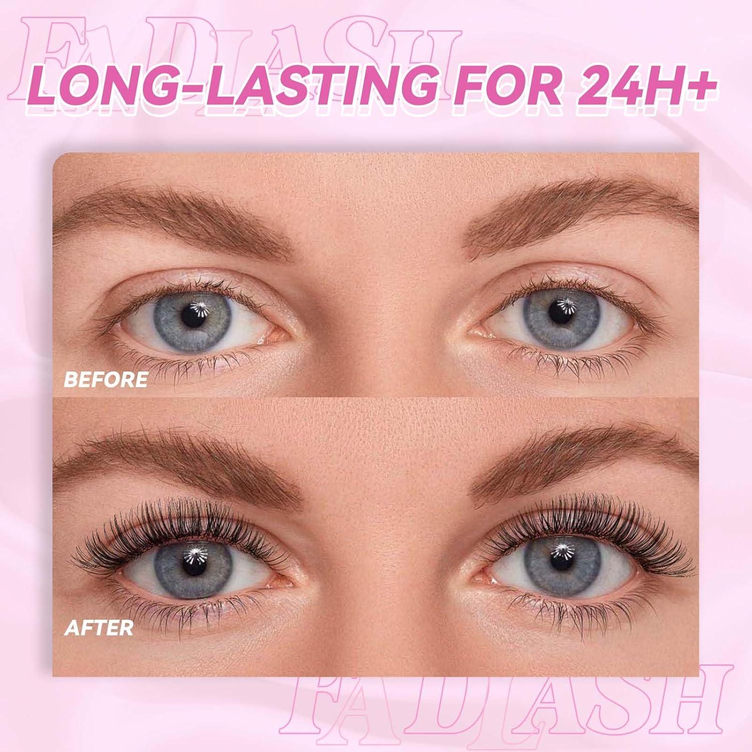 Pestañas Magnéticas FADLASH 4 Pares Reutilizables Naturales