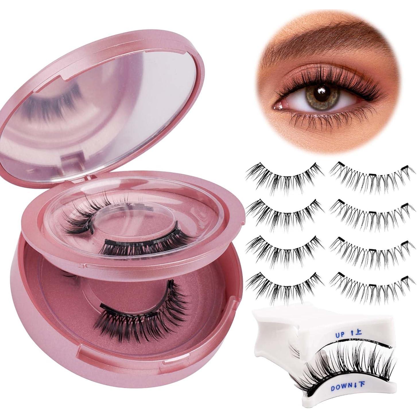 Pestañas Magnéticas FADLASH 2 Pares Reutilizables Naturales