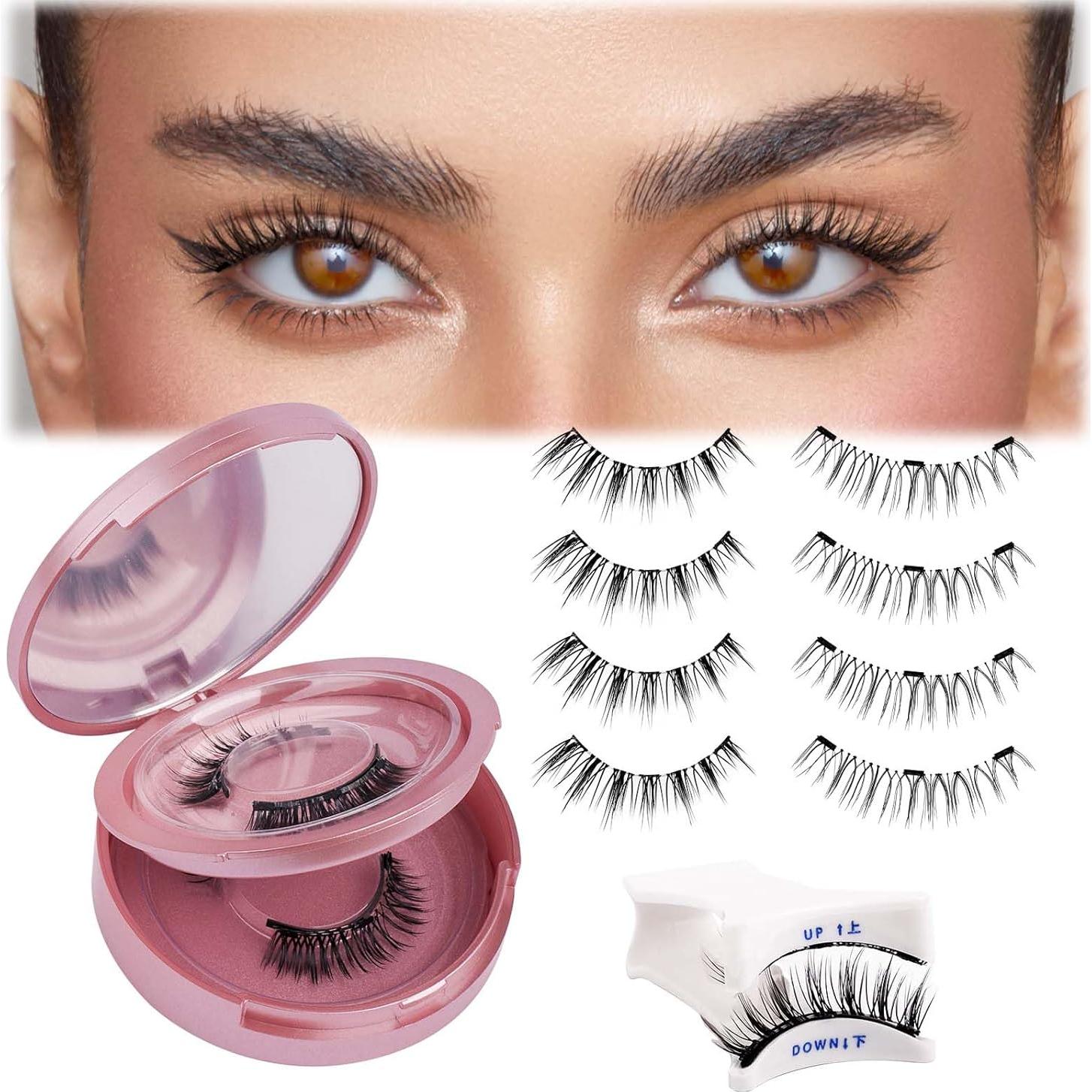 Pestañas Magnéticas FADLASH 2 Pares Reutilizables Naturales