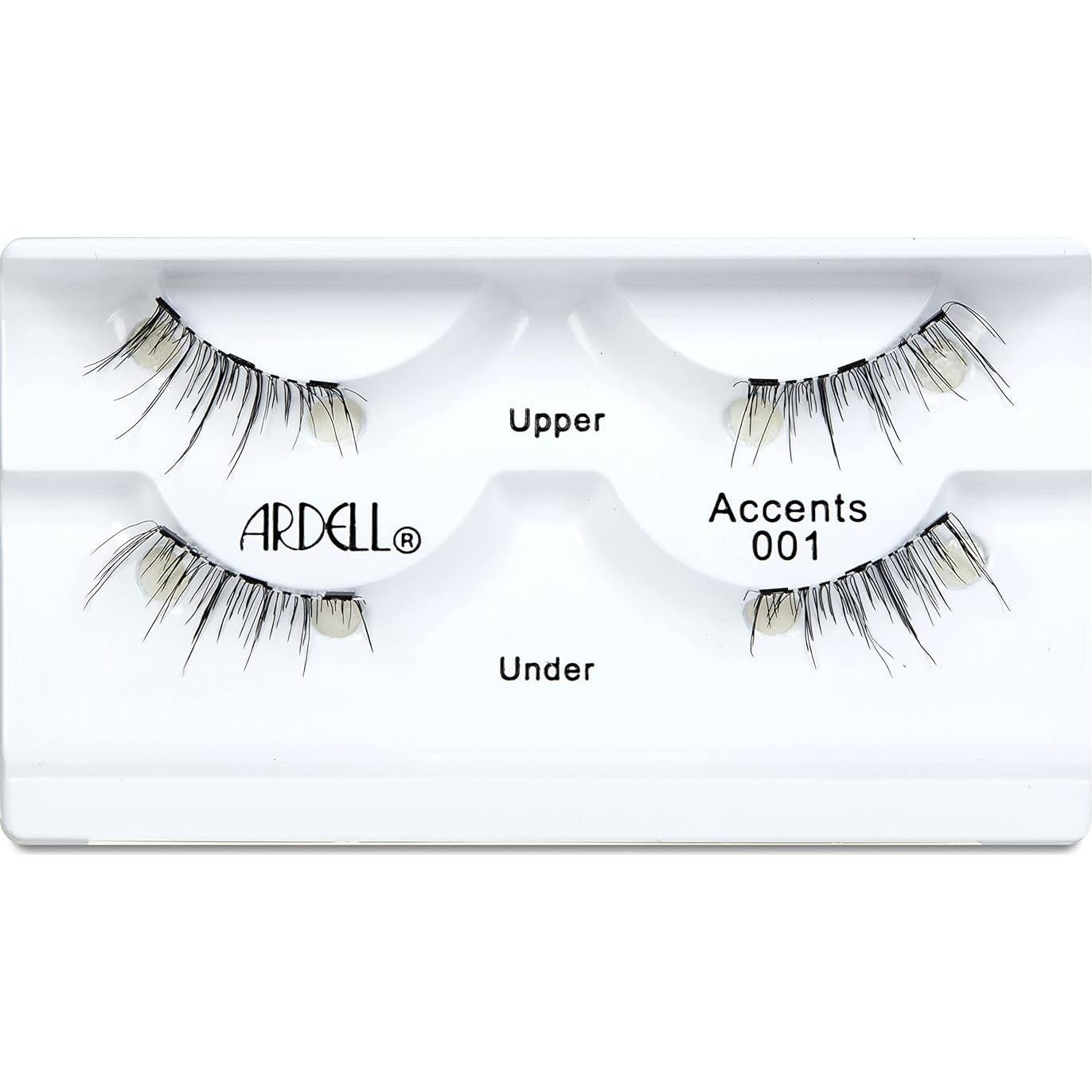 Pestañas Magnéticas Ardell 001 - 2 Pares, Ligeras y Reutilizables