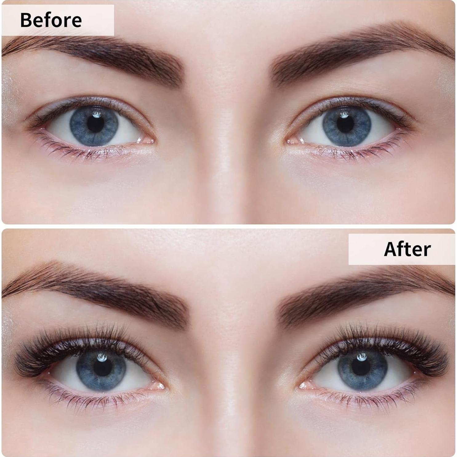 Kit de Pestañas Magnéticas 3D YINEPY - 12 Pares Reutilizables