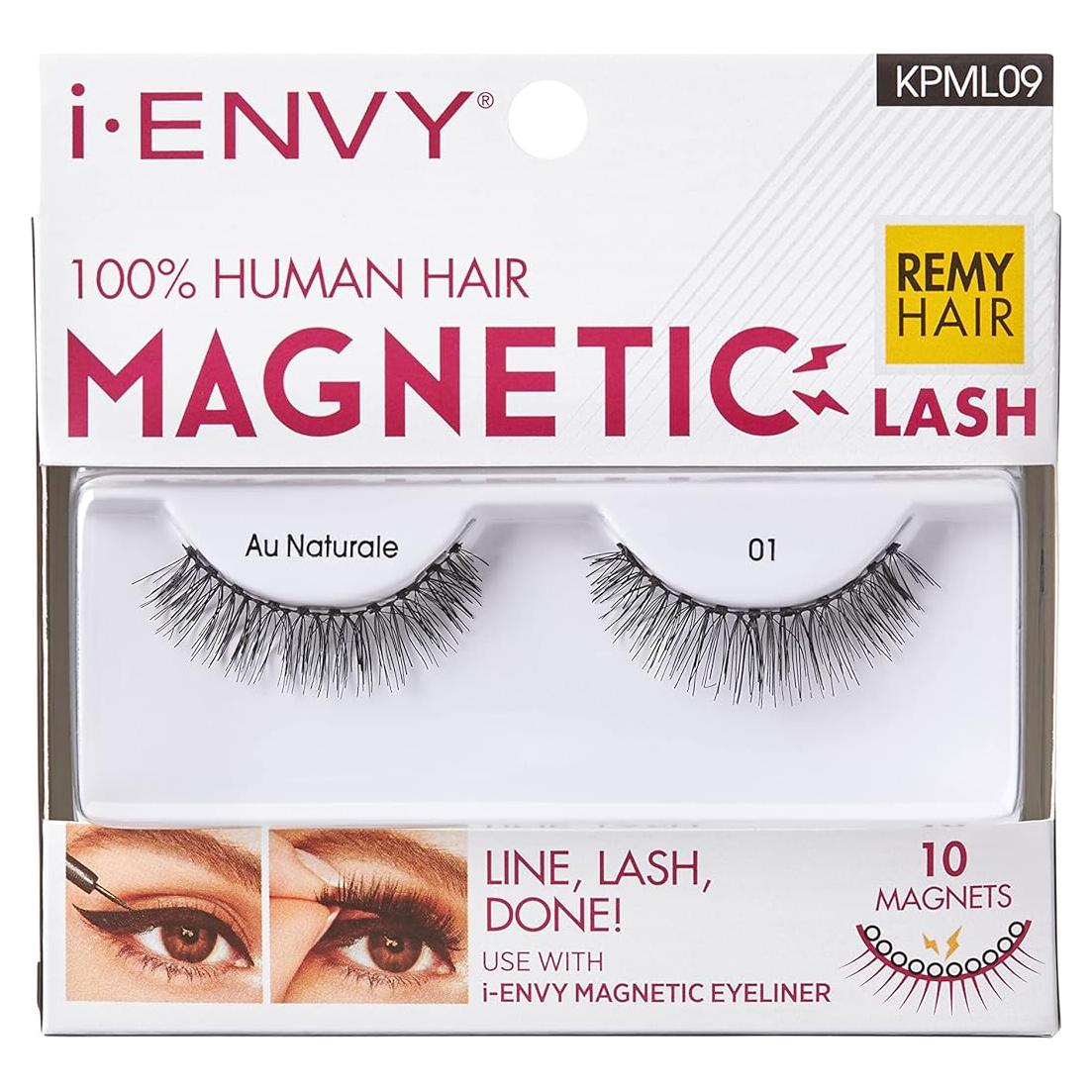 Pestañas Magnéticas KISS i-ENVY Cabello Humano Reutilizables