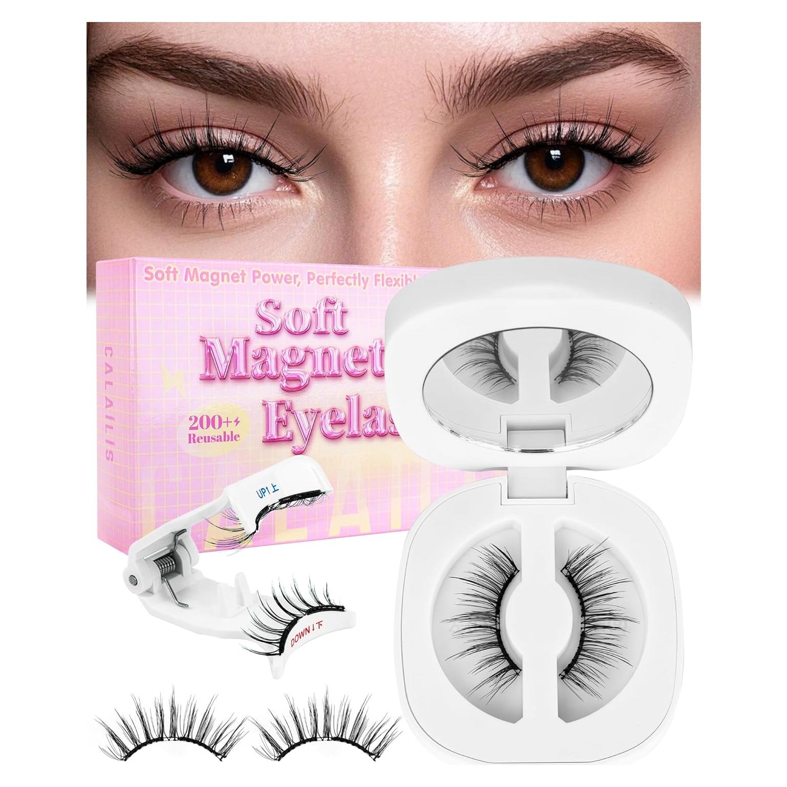 Pestañas Magnéticas CALAILIS RC001 Suaves y Reutilizables