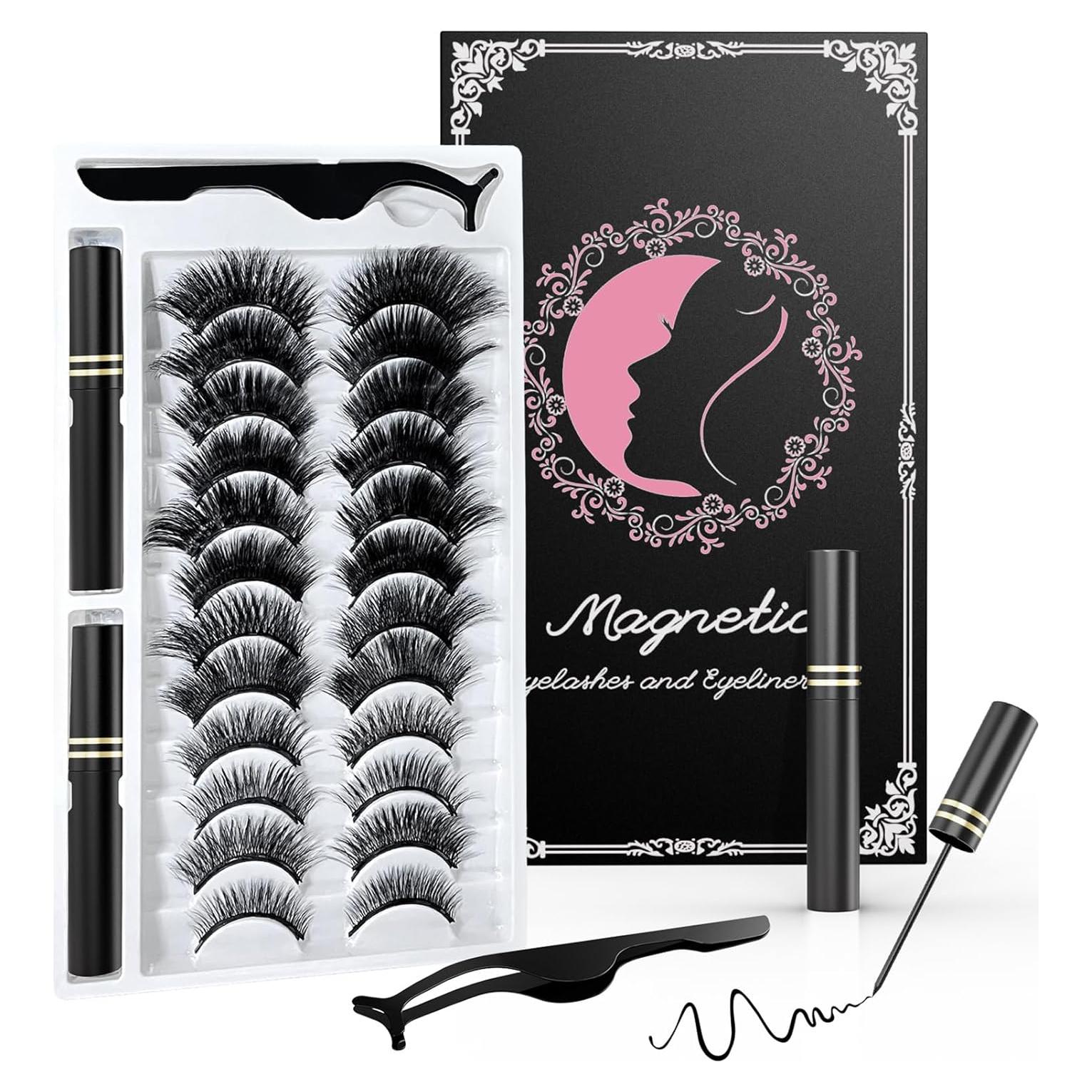 Kit de Pestañas Magnéticas Kistep - 12 Pares Reutilizables