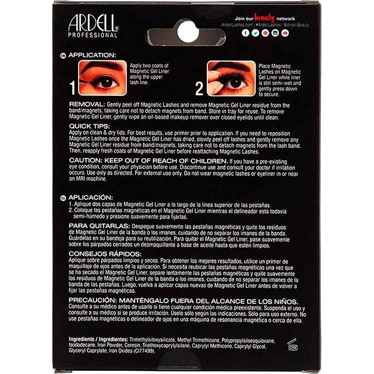 Kit Pestañas Magnéticas Ardell con Delineador Negro 2g