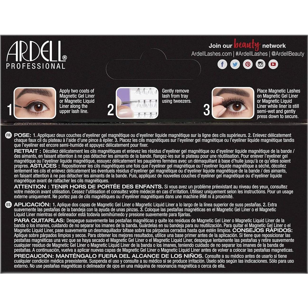 Pestañas Magnéticas Individuales Ardell Largas 9.5cm