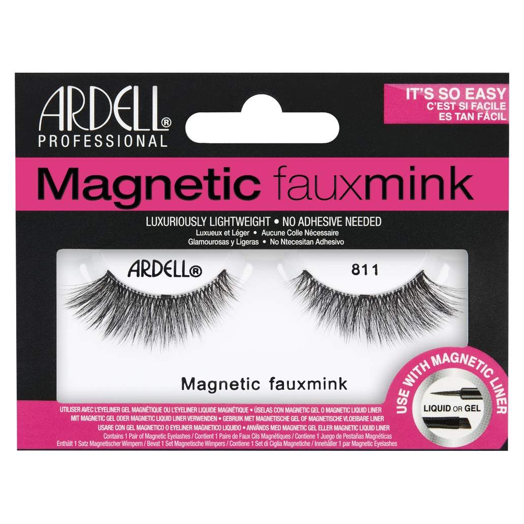 Pestañas Magnéticas Ardell 811 de Piel Sintética - Ligeras y Cómodas