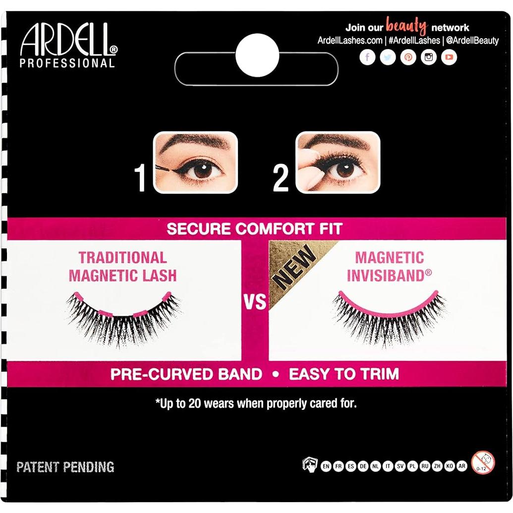 Pestañas Magnéticas Ardell MegaHold 052 - Ligeras y Cómodas