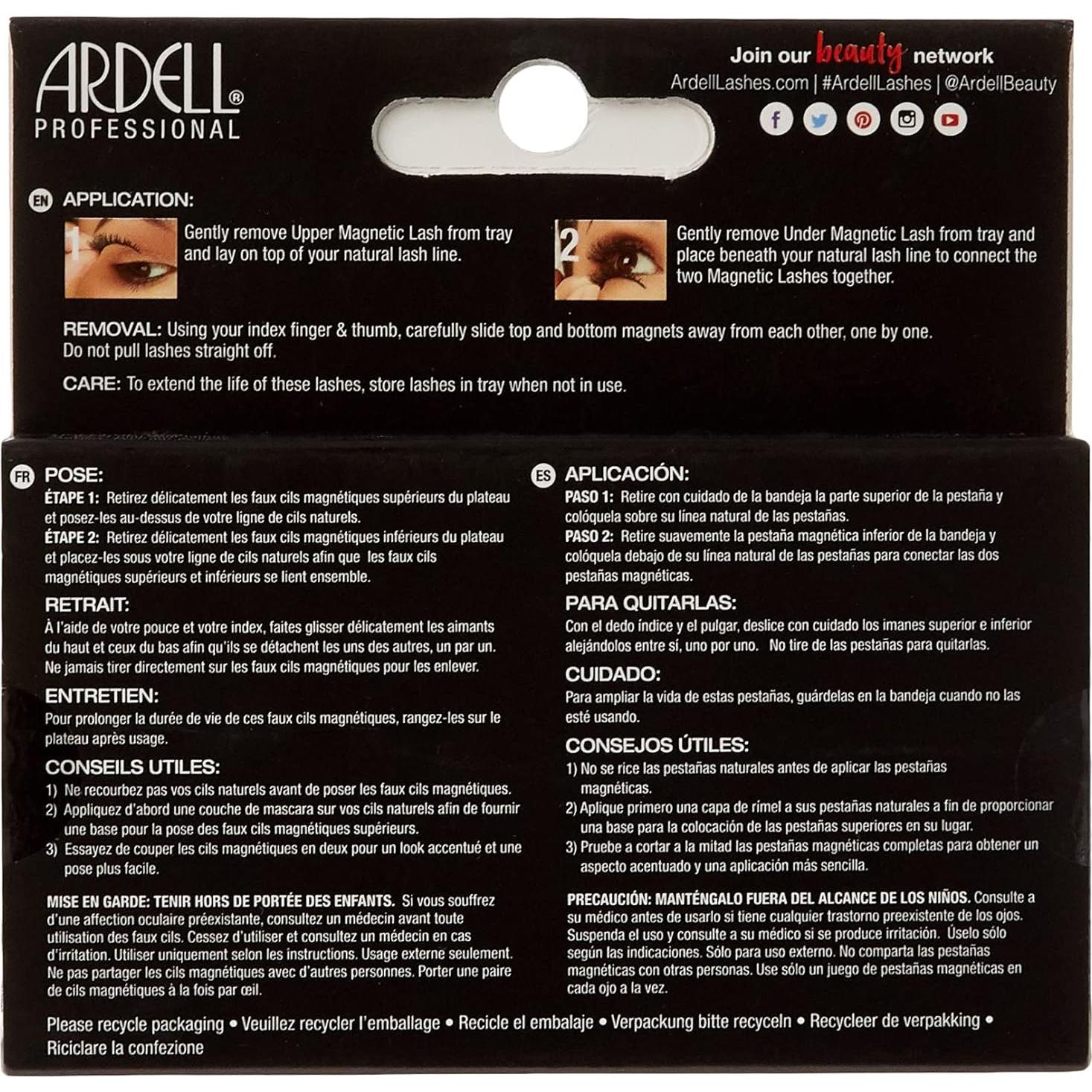 Pestañas Magnéticas Doble 110 - Glamour Completo