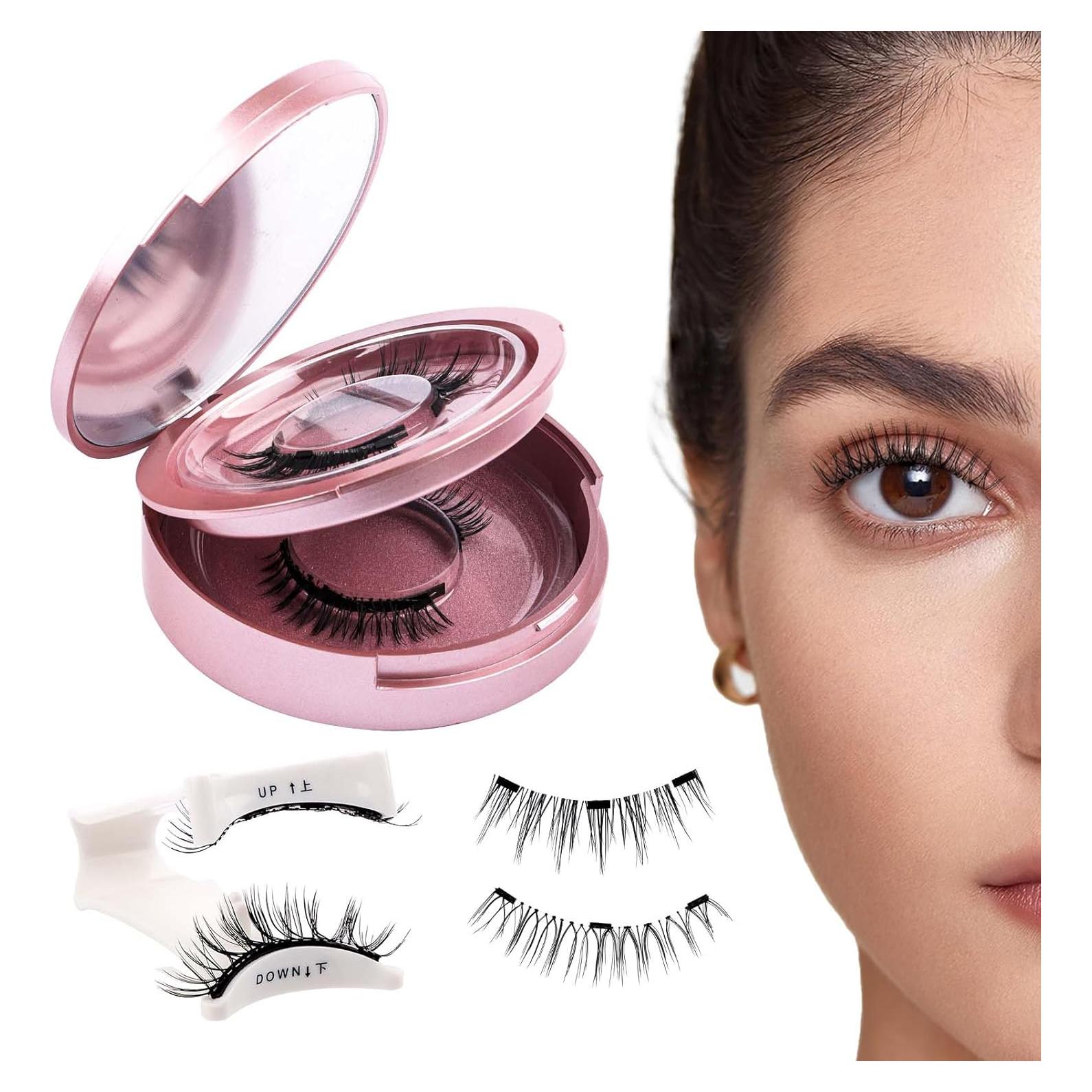 GEMERRY Pestañas Magnéticas Reutilizables 2 Pares Naturales