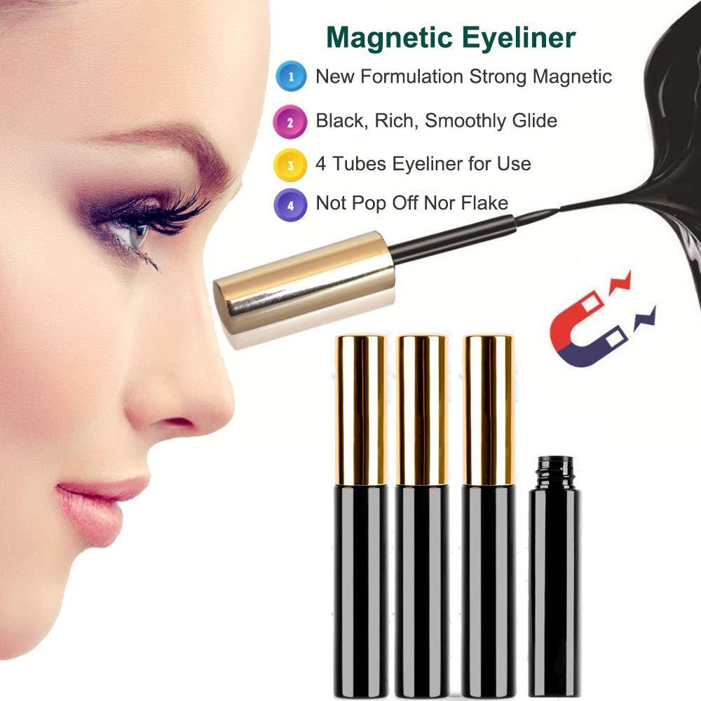 Kit de Pestañas Magnéticas DAODER con Eyeliner 15 Piezas