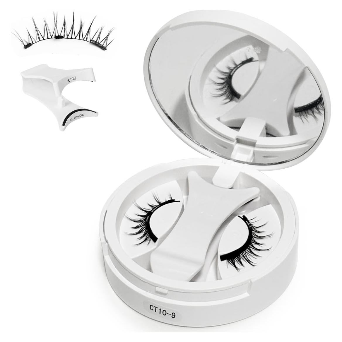 Pestañas Magnéticas Reutilizables Greoil con Aplicador 1 Par