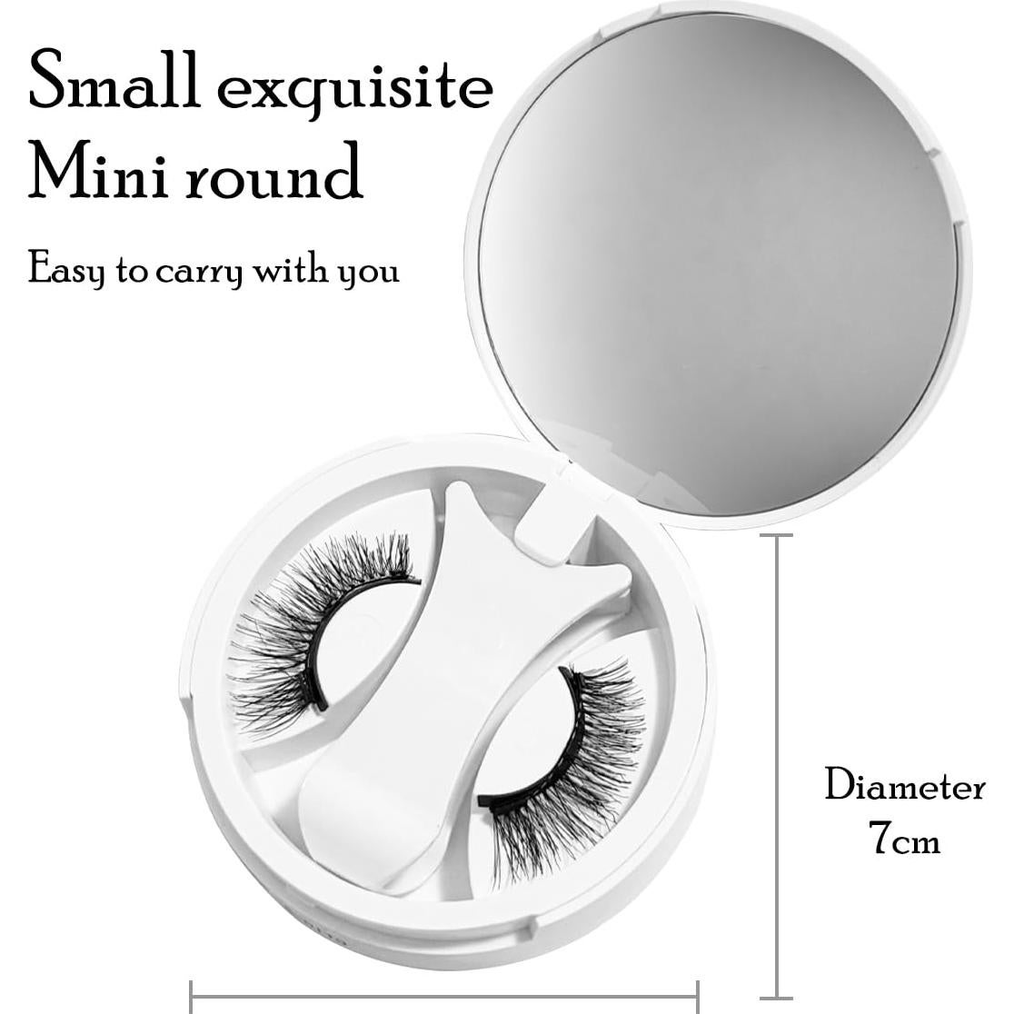 Pestañas Magnéticas Reutilizables Greoil con Aplicador 1 Par