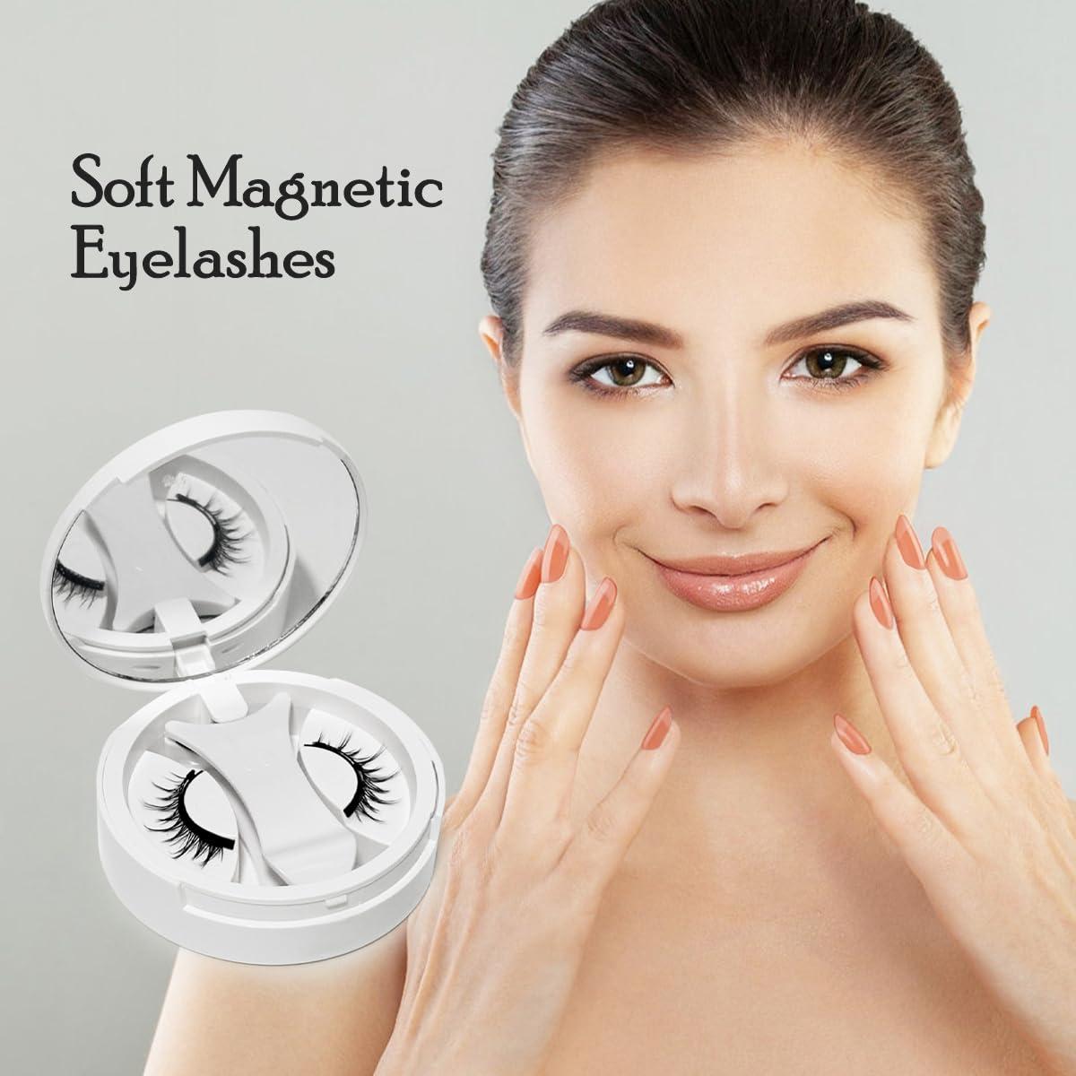 Pestañas Magnéticas Reutilizables Greoil con Aplicador 1 Par