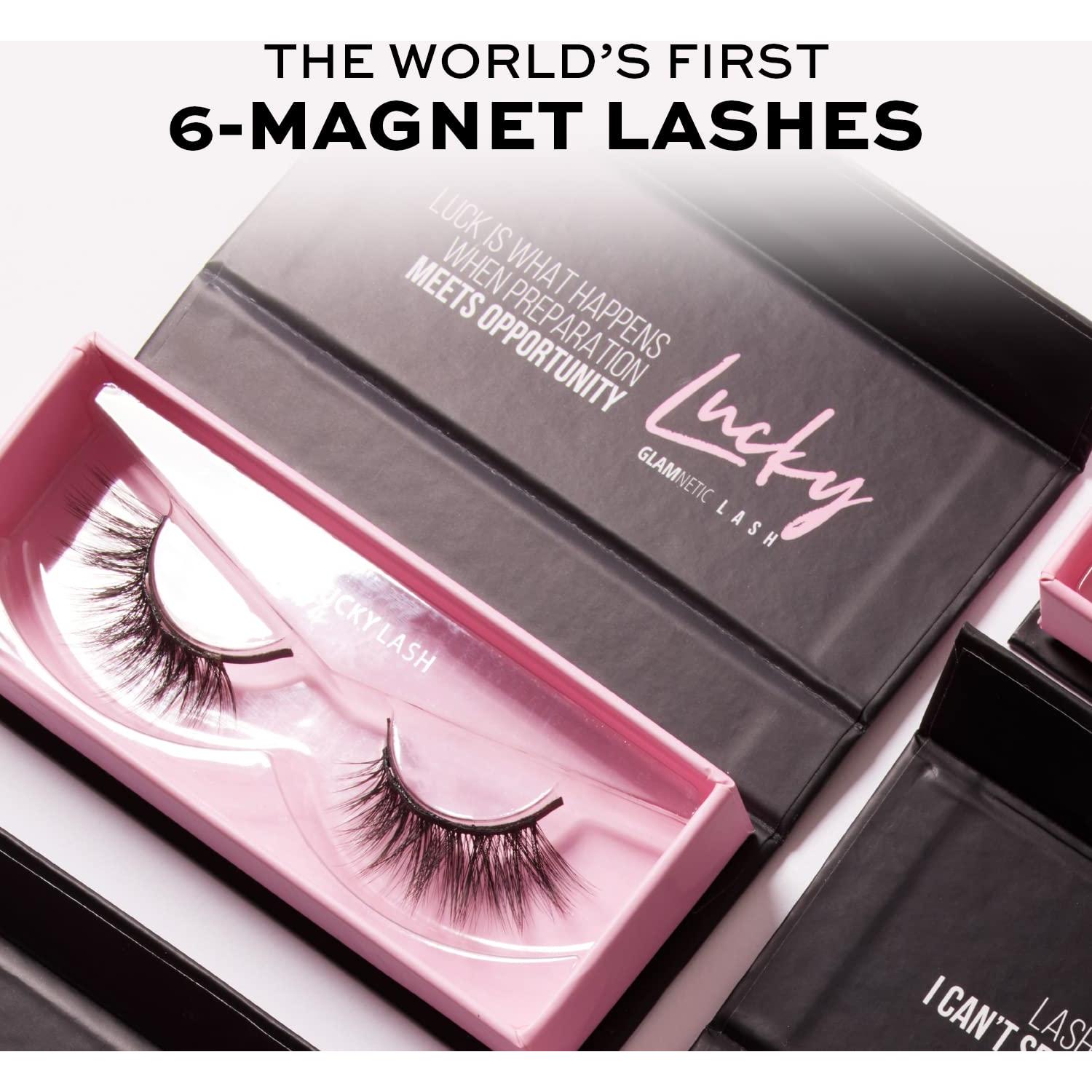 Pestañas Magnéticas Glamnetic Suerte - Cortas, 60 Usos