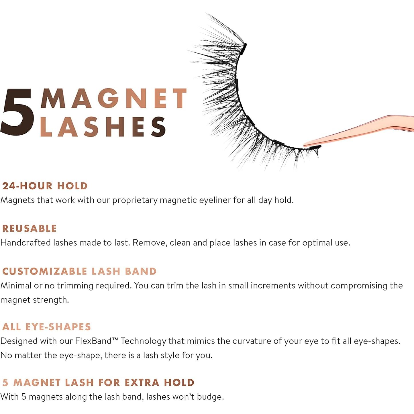 Pestañas Magnéticas MoxieLash Bebé - Reutilizables, 1 Par